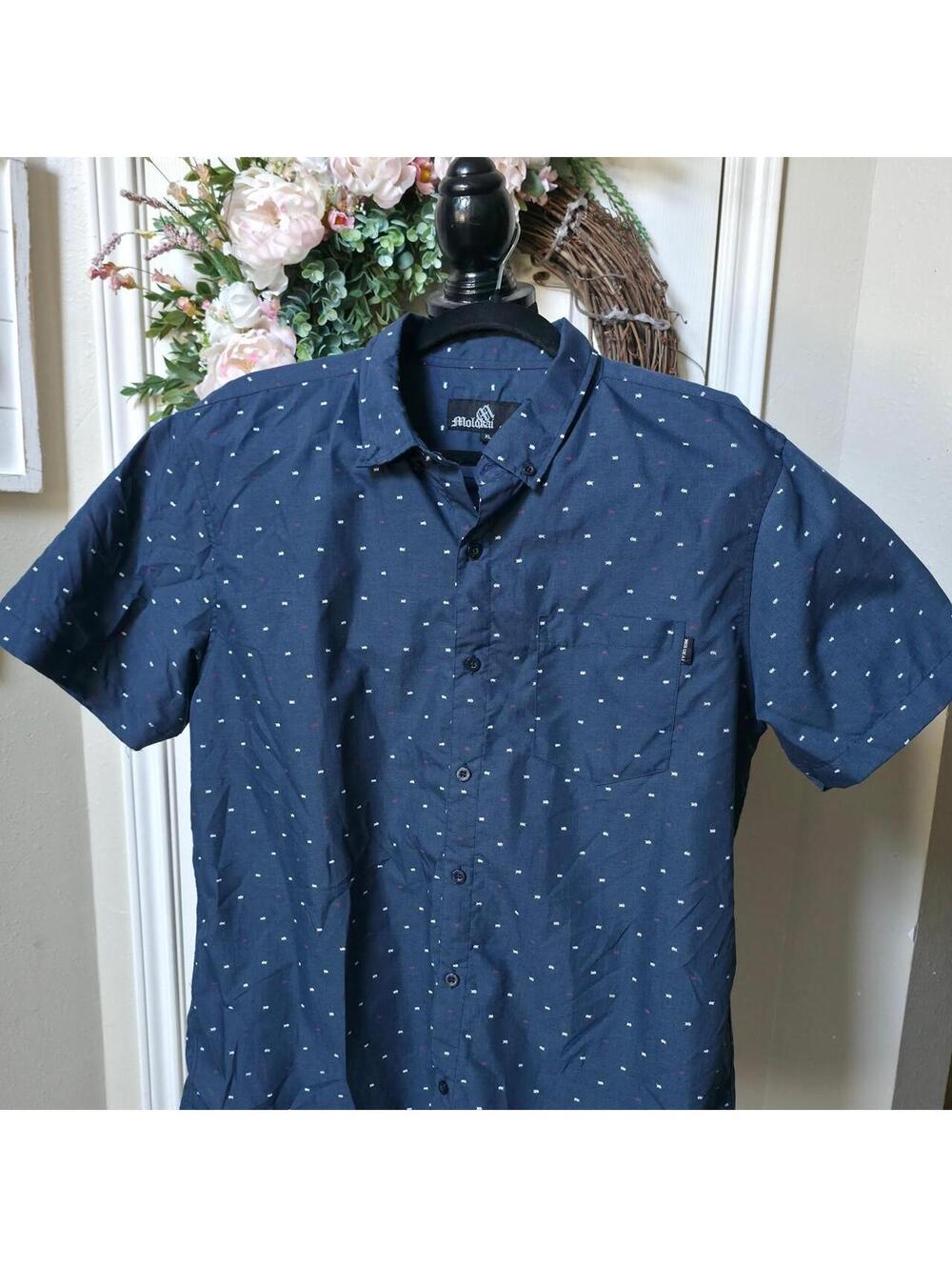 MoloKai Surf Men's Navy Blue Shirt XL